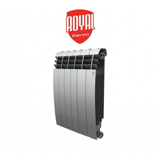 Радиатор биметаллический ROYAL THERMO BiLiner Silver Satin 500/87  6 секций