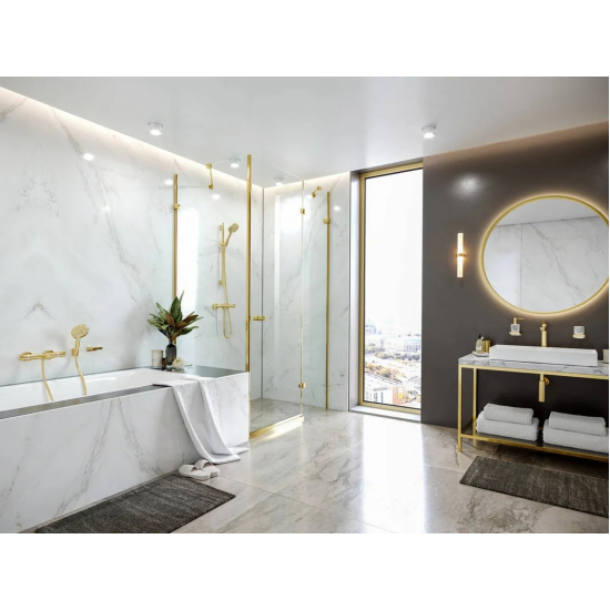 Душевая штанга HANSGROHE Unica 28632990 65 см, полированное золото
