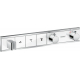 Термостатический смеситель встраиваемый HANSGROHE RainSelect 15356400 С ВНУТРЕННЕЙ ЧАСТЬЮ белый/хром