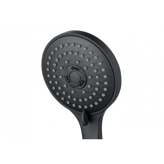 Лейка для душа AQUATEK AQ2003MB 3jet 3 режима, матовый чёрный