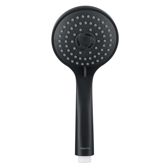 Лейка для душа AQUATEK AQ2003MB 3jet 3 режима, матовый чёрный