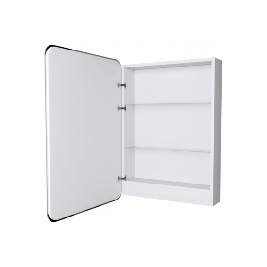 Зеркало-шкаф MIXLINE Виктория 60x80 левый, сенсорный выкл, LED подсветка