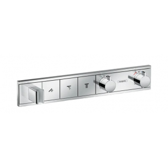Термостатический смеситель встраиваемый HANSGROHE RainSelect 15356000 С ВНУТРЕННЕЙ ЧАСТЬЮ, хром