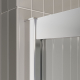 Душевая дверь в нишу BelBagno LUCE-BF-1-100-C-Cr стекло прозрачное, профиль хром