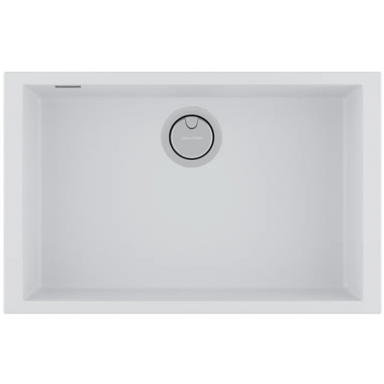 Мойка для кухни PAULMARK Neo Classic 69 690х443 мм подстольная, white