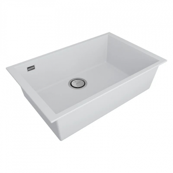 Мойка для кухни PAULMARK Neo Classic 69 690х443 мм подстольная, white