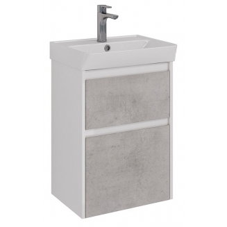 Тумба для комплекта LEMARK Combi 50, 2 ящика, бетон, под раковину Neon 50