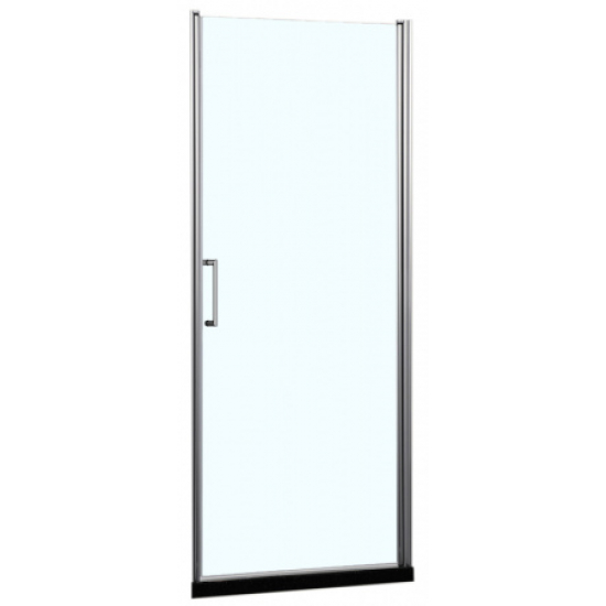 Душевая дверь в нишу AZARIO ALBERTA AZ-NK6211 80x190 стекло прозрачное, профиль серебро