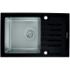 Мойка для кухни врезная SEAMAN ECO Glass SMG-780 Black Slam-shut