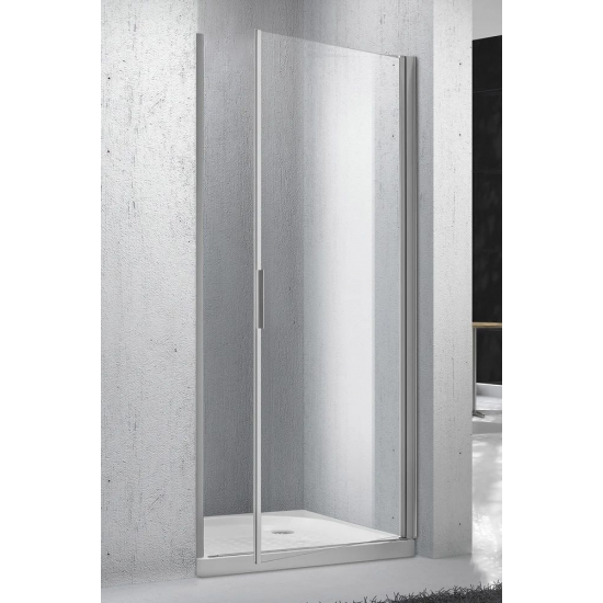 Душевая дверь в нишу BelBagno SELA-B-1-60-C-Cr стекло прозрачное, профиль хром