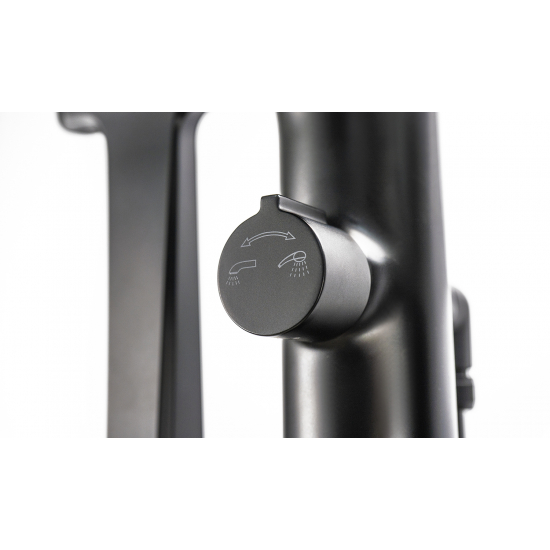 Смеситель для ванны напольный LEMARK Bronx LM3744BL чёрный
