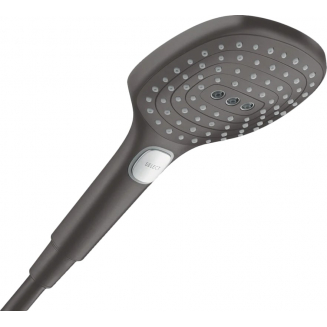 Лейка для душа HANSGROHE Raindance Select E 26520340 шлифованный чёрный хром