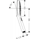 Лейка для душа HANSGROHE Raindance Select E 26520340 шлифованный чёрный хром