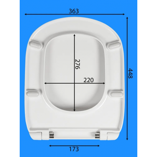 Сиденье для унитаза IDEAL STANDARD Tesi Т352701 с микролифтом, дюропласт 