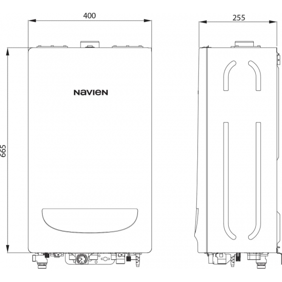 Газовый котел NAVIEN Deluxe Comfort Plus 20K (20кВт) двухконтурный