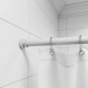 Карниз для ванной IDDIS Elegante 110x200 белый без колец