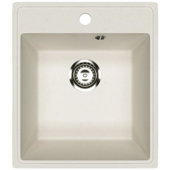 Мойка для кухни MIXLINE Ультра ML-GMU02 425х485 мм, белый