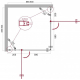 Душевой уголок BelBagno ETNA-A-22-90-C-Cr стекло прозрачное