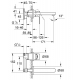 Смеситель для раковины встраиваемый GROHE BauEdge 20474000