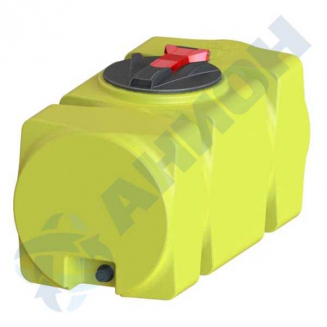 Ёмкость AНИОН Т250ГФК3З объем 250 литров с поплавковым клапаном и сливом жёлтая