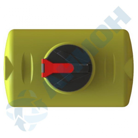 Ёмкость AНИОН МН300ФК3З объем 300 литров с поплавковым клапаном и сливом жёлтая