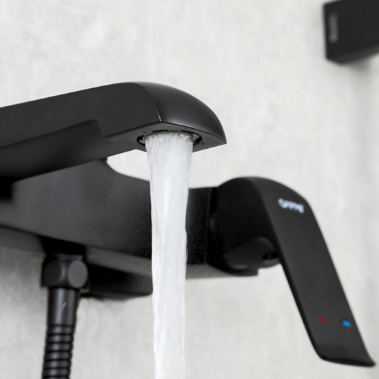 Смеситель для ванны GAPPO G50 G3250 чёрный