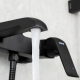 Смеситель для ванны GAPPO G50 G3250 чёрный