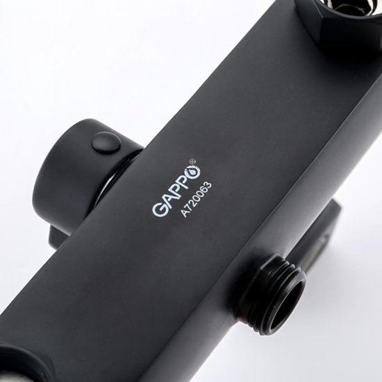 Смеситель для ванны GAPPO G50 G3250 чёрный