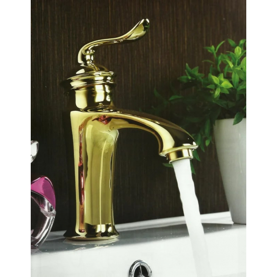 Смеситель для раковины LEMARK Brava LM4706G золото Смеситель для раковины LEMARK Brava LM4706G золото