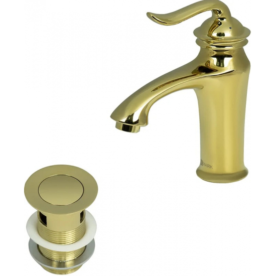 Смеситель для раковины LEMARK Brava LM4706G золото Смеситель для раковины LEMARK Brava LM4706G золото