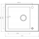 Мойка для кухни SEAMAN ECO Glass SMG-610 White  Slam-shut