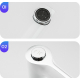 Смеситель на борт ванны GAPPO G03-8 G1103-8 на 3 отверстия, белый/хром