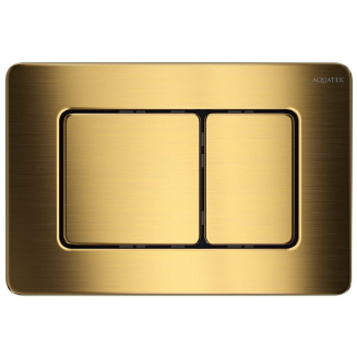 Кнопка для инсталляции AQUATEK KDI-0000041 (003G) титановое золото, нержавеющая сталь