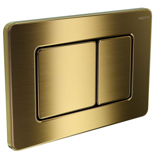 Кнопка для инсталляции AQUATEK KDI-0000041 (003G) титановое золото, нержавеющая сталь