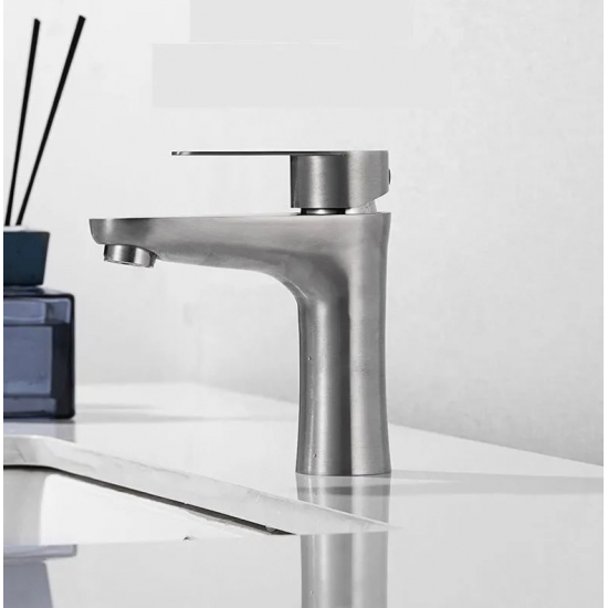 Смеситель для раковины HAIBA HB802 HB10802 из нержавеющей стали, сатин