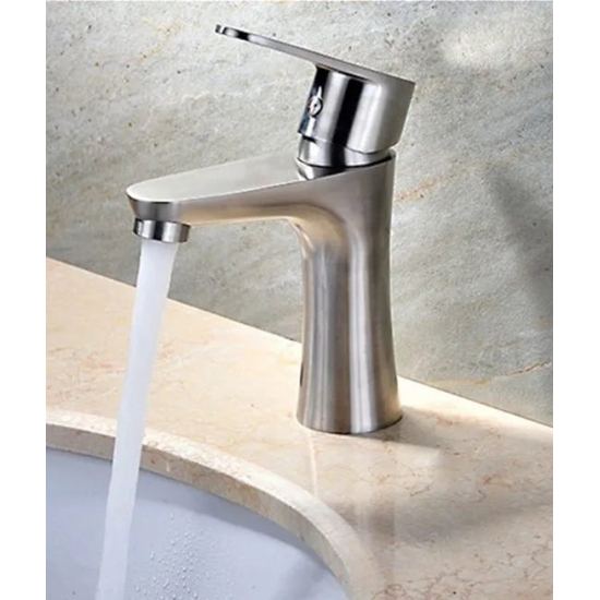 Смеситель для раковины HAIBA HB802 HB10802 из нержавеющей стали, сатин