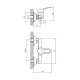Смеситель для душа DECOROOM DR21055 хром