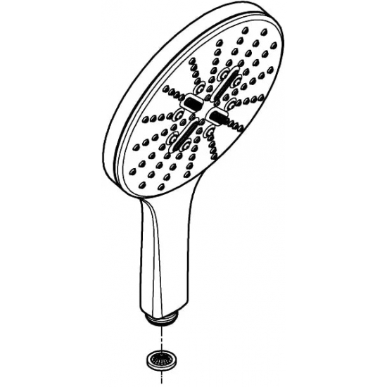 Лейка для душа GROHE Rainshower SmartActive 26590000 хром