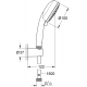 Душевой набор GROHE Tempesta Cosmopolitan 27588002 хром