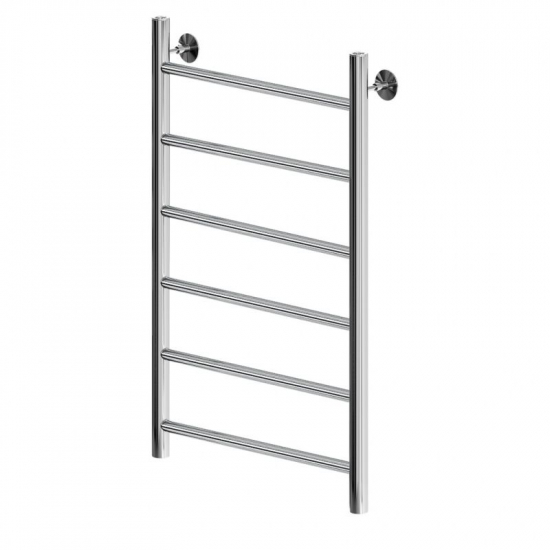 Полотенцесушитель водяной MIXLINE Vega 80х50 Г2 1/2'' лесенка, 6 перекладин