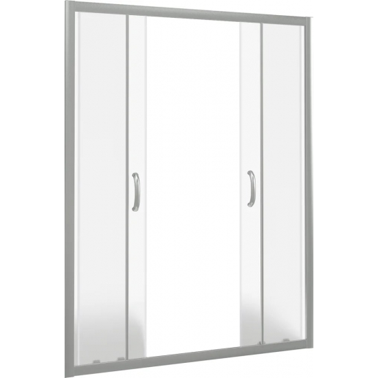 Душевая дверь в нишу BAS Good door Infinity WTW-TD-150-G-CH 150x185 стекло грейп, профиль хром