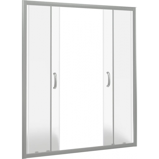 Душевая дверь в нишу BAS Good door Infinity WTW-TD-170-G-CH 170x185 стекло грейп, профиль хром