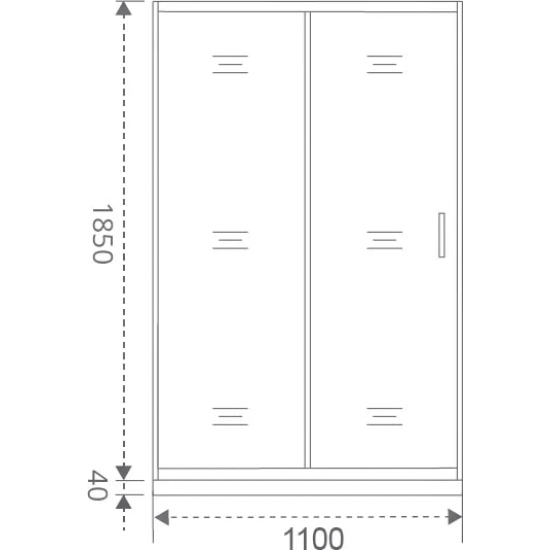 Душевая дверь в нишу BAS Good door Latte WTW-110-G-WE 110x185 стекло грейп, профиль белый
