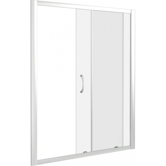 Душевая дверь в нишу BAS Good door Latte WTW-130-C-WE 130x185 стекло прозрачное, профиль белый