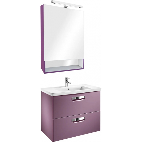 Зеркало-шкаф ROCA Gap 60 фиолетовый, с подсветкой