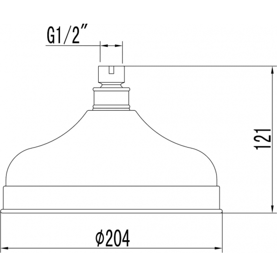 Верхний душ LEMARK LM8989B бронза