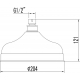 Верхний душ LEMARK LM8989B бронза