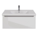 Тумба для комплекта LEMARK Buno mini 100 подвесная, 1 ящик, белая, под раковину Гармония 100