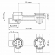 Встраиваемый смеситель для душа и ванны WASSERKRAFT Sauer 7171 С ВНУТРЕННЕЙ ЧАСТЬЮ, золото