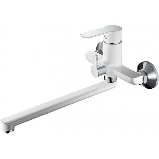Смеситель для ванны HAIBA HB557-8 HB22557-8 белый/хром